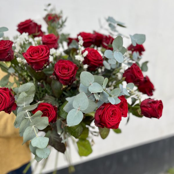 Roses and Eucalyptus Roses and Eucalyptus